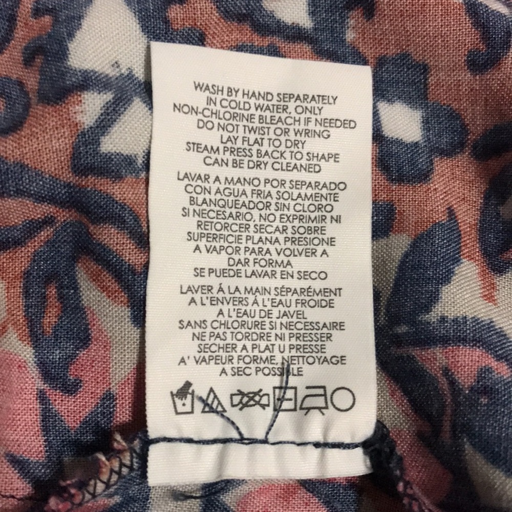 Cabi Multicolored Patch Print Ruffle Mini Skirt - image 7